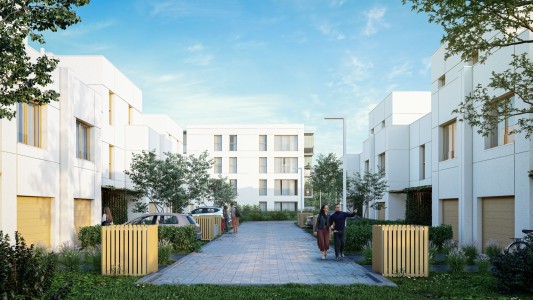 Wizualizacja domów szeregowych Wizualizacja domów szeregowych